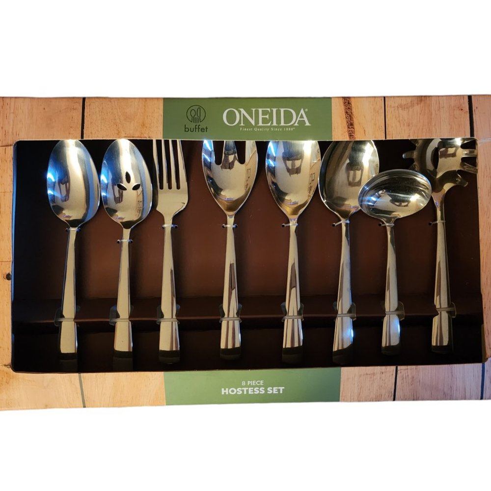 Oneida 8 Piece Hostess / Buffet Set NEW